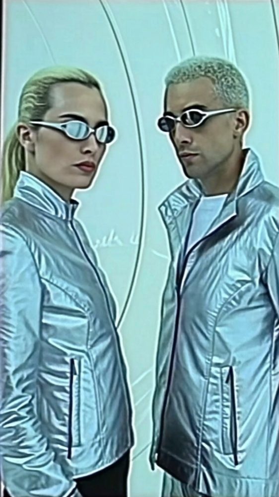 Y2K Futurism, made with the prompt below
